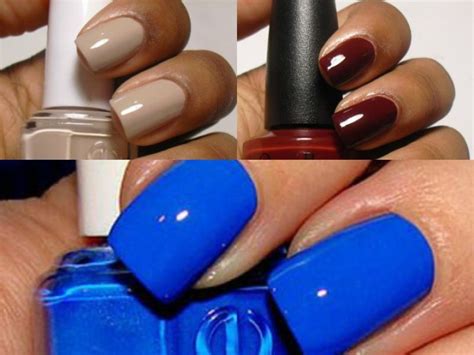 color de uñas para manos morenas|Colores de uñas para morena que mejor sientan en。